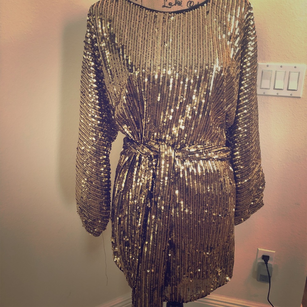 Where the Party at Sequin Dress
